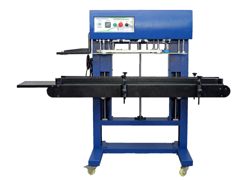 1) 4) 5) VERTICAL CONTINUOUS BAND SEALER